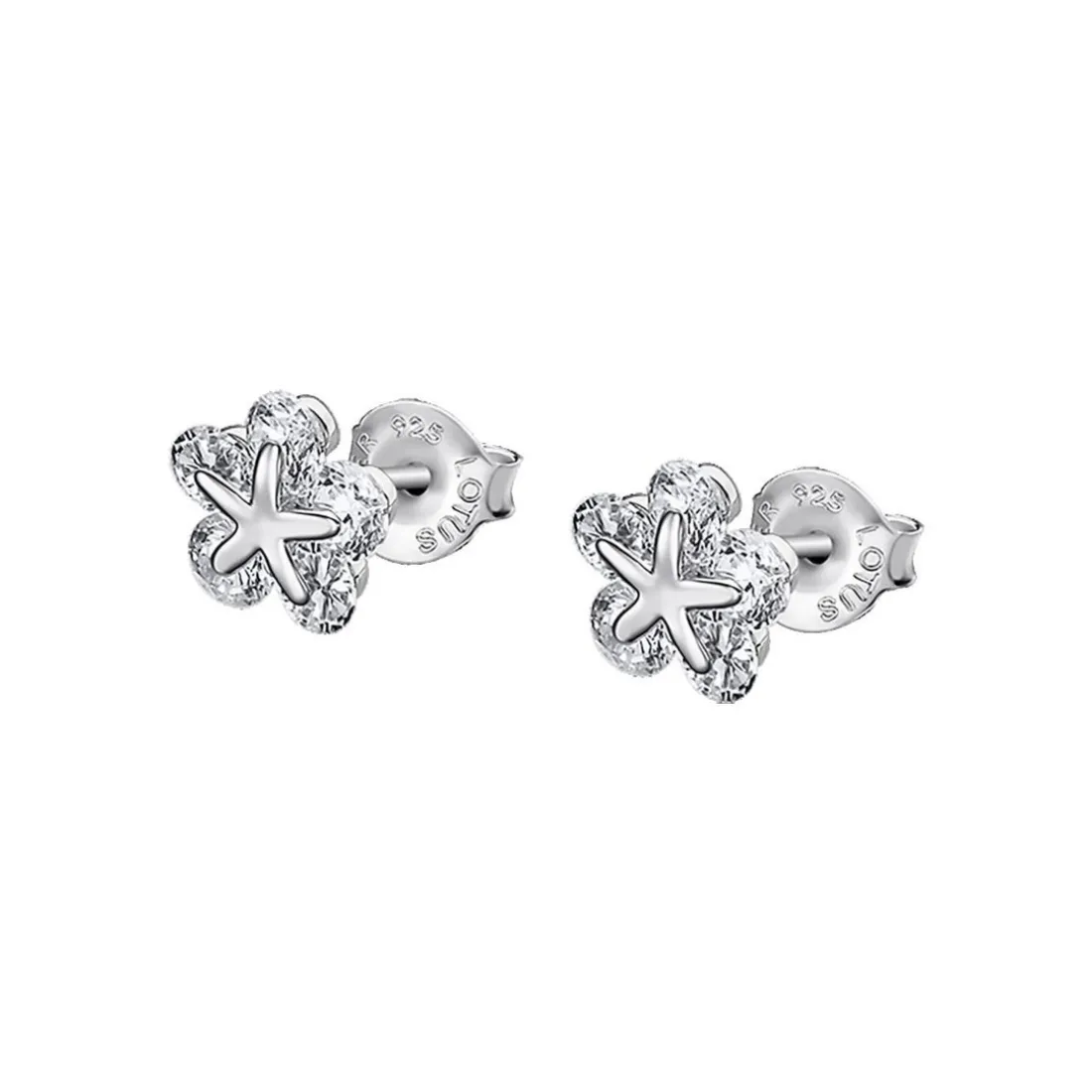 Boucles d'oreilles Femme Lotus Silver - LP3107-4-1
