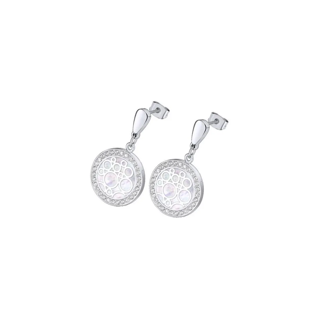 Boucles d'oreilles Femme Lotus Style LS2179-4-1 - Acier Argent