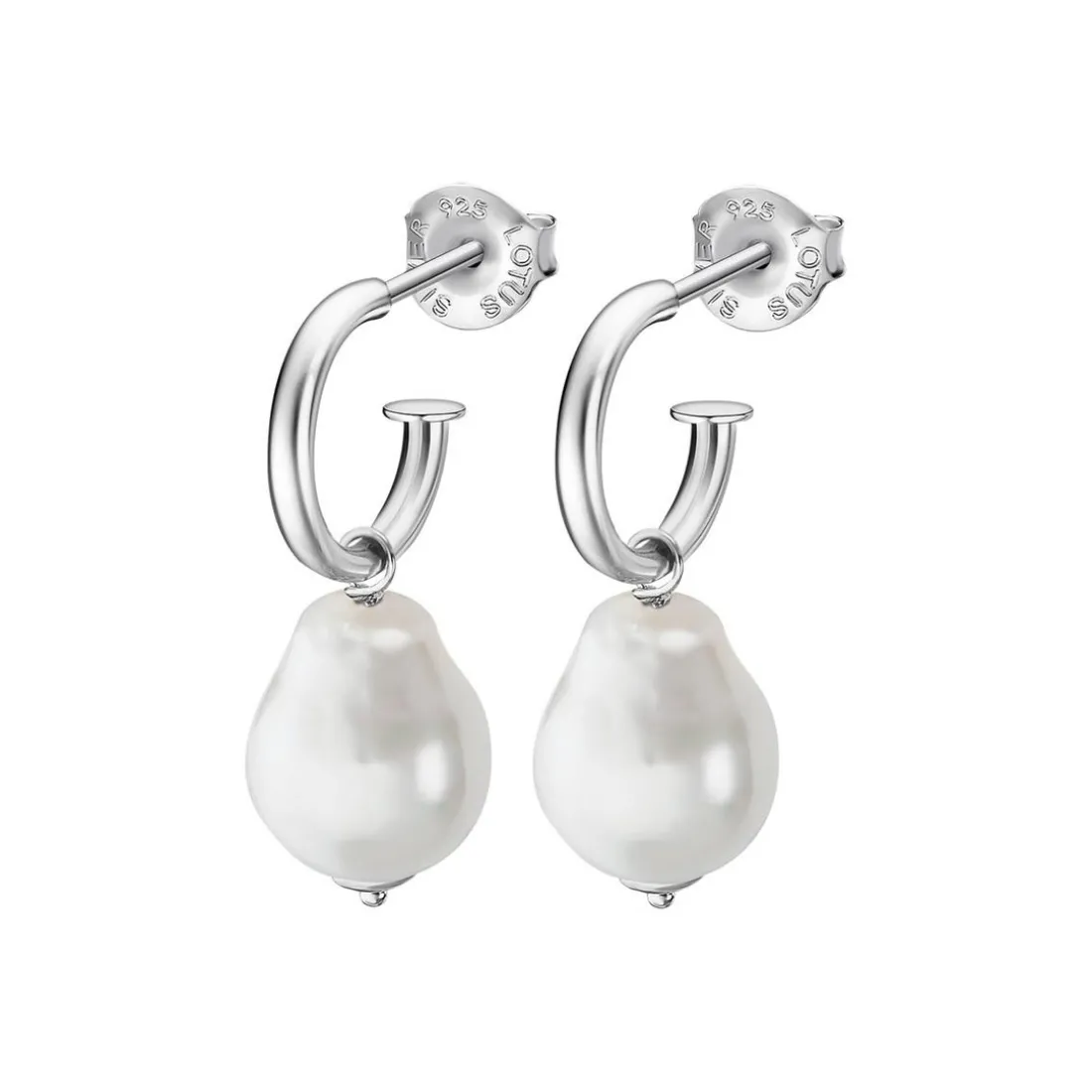 Boucles d’oreilles Femme Lotus Silver - LP3414-4-1 Argent