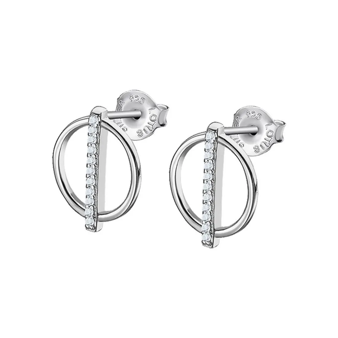 Boucles d'oreilles Femme Lotus Silver - LP3061-4-1 Argent