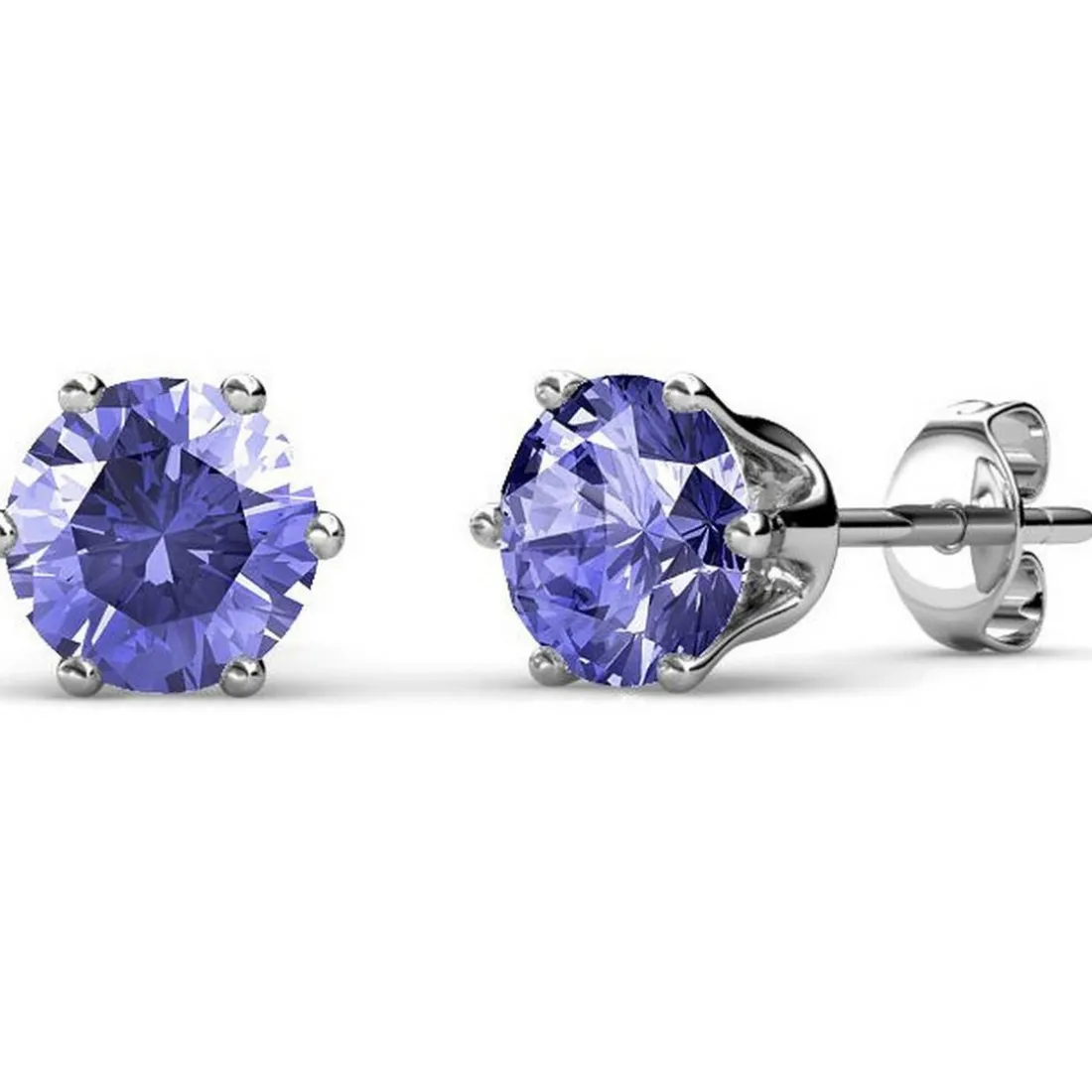 Boucles d'oreilles Femme MYC-Paris Pierres de naissance - DE0357-02 Laiton Argent