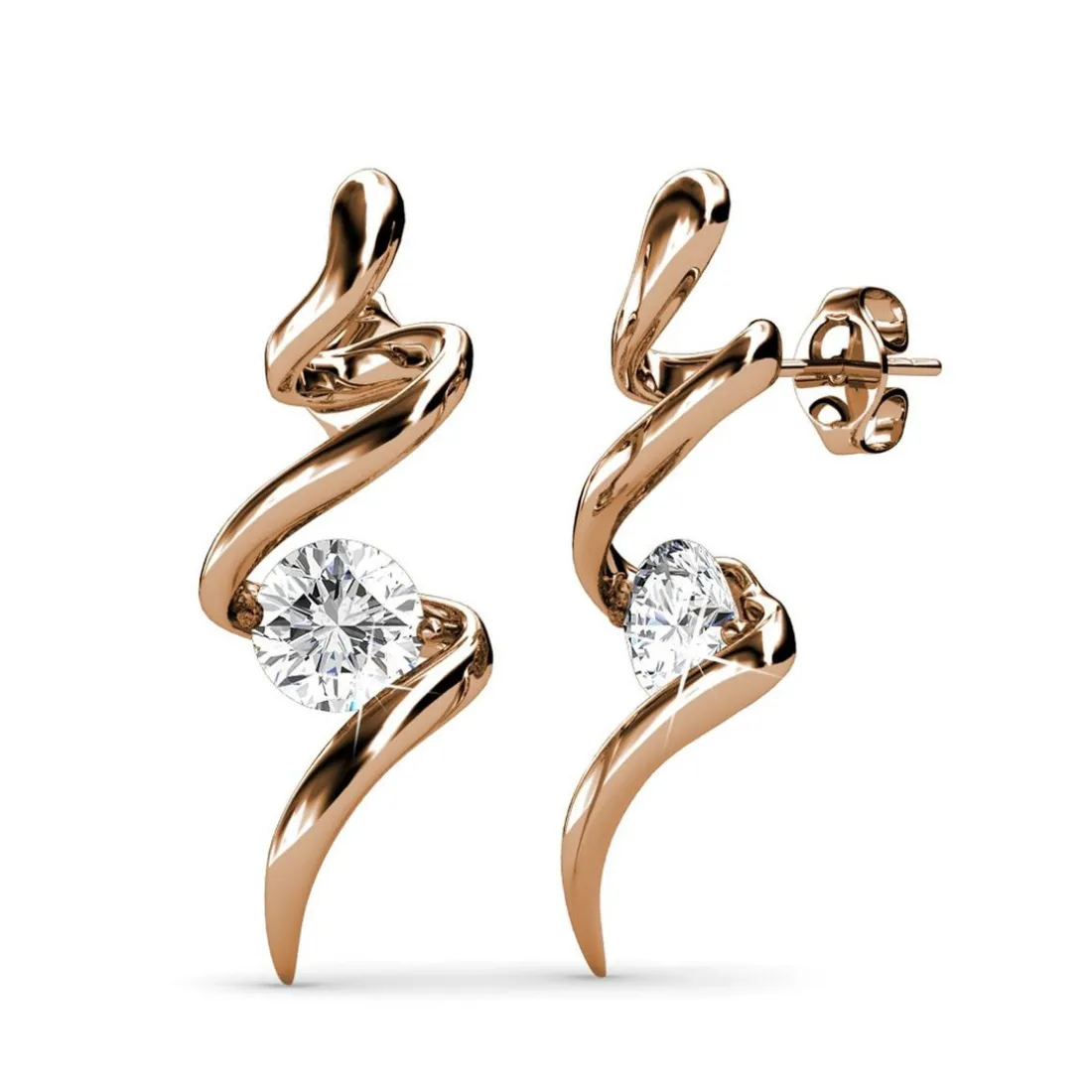 Boucles d’oreilles Femme MYC-Paris EVIDENCE - DE0033-RG Laiton Doré rose
