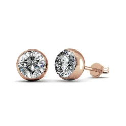Boucles d'oreilles Femme MYC-Paris - DE0208-RG Laiton Doré rose