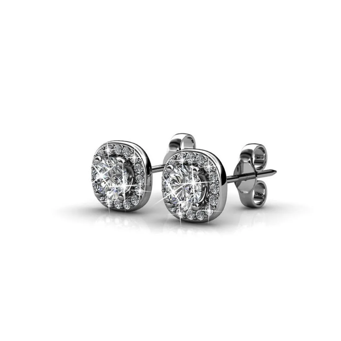 Boucles d'oreilles Femme MYC-Paris Solitaire - DE0203-S Laiton Argent