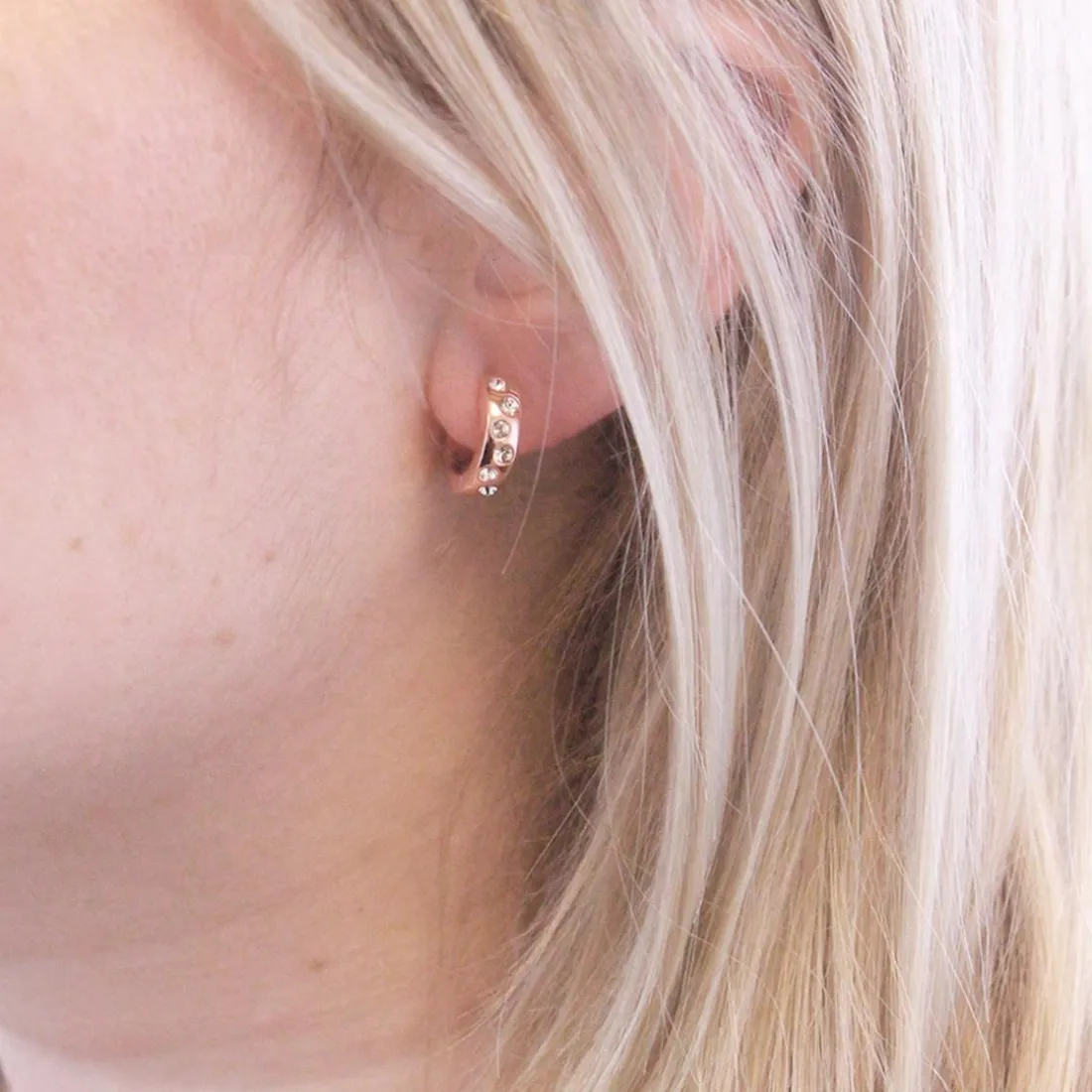 Boucles d’oreilles Femme MYC-Paris EVIDENCE - DE0152-RG Laiton Doré rose