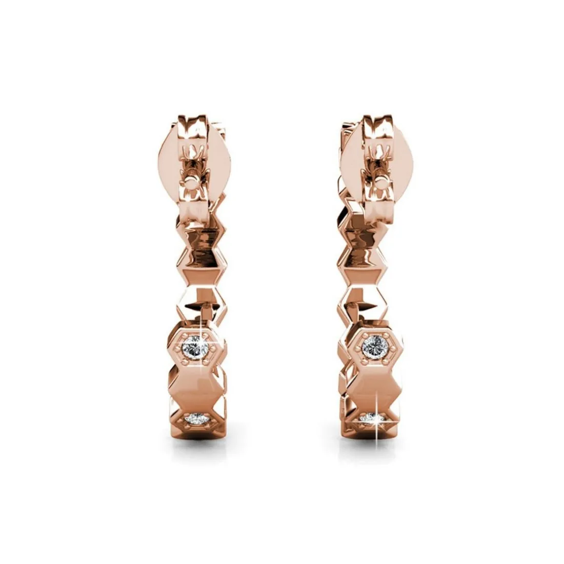Boucles d’oreilles Femme MYC-Paris - DE0136-RG Laiton Doré rose