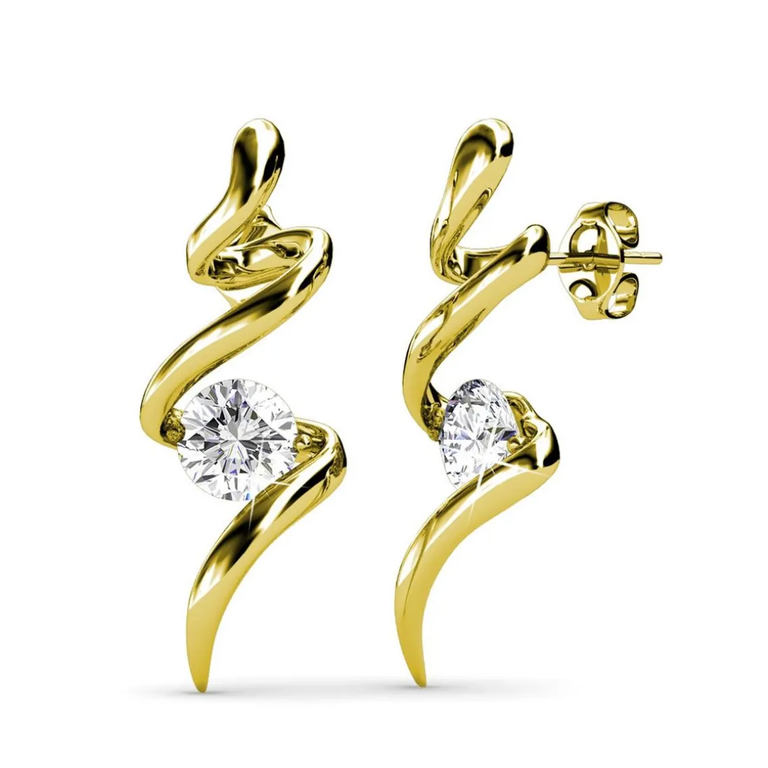 Boucles d’oreilles Femme MYC-Paris EVIDENCE - DE0033-G Laiton Doré