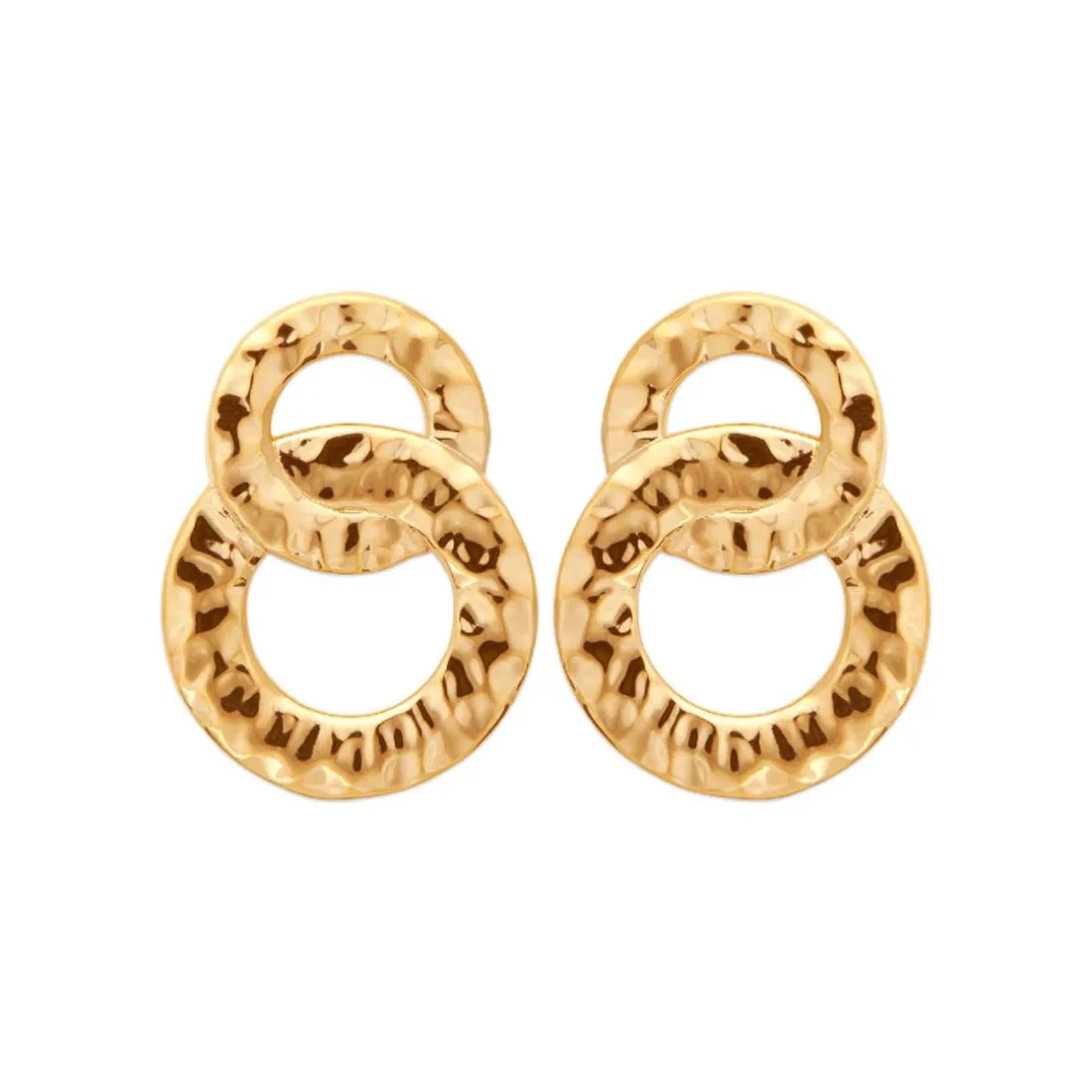 Boucles d'oreilles femme plaqué or - Y55V000
