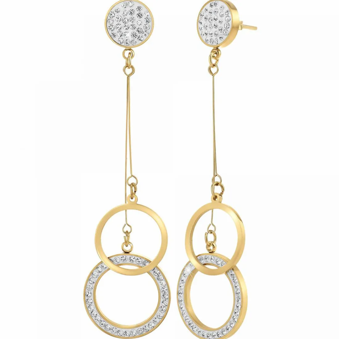Boucles d'oreilles Femme So Charm - B2747-DORE Acier Doré