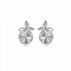 Boucles d'oreilles Femme So Charm - B1280-BO-CRYS Métal Argent