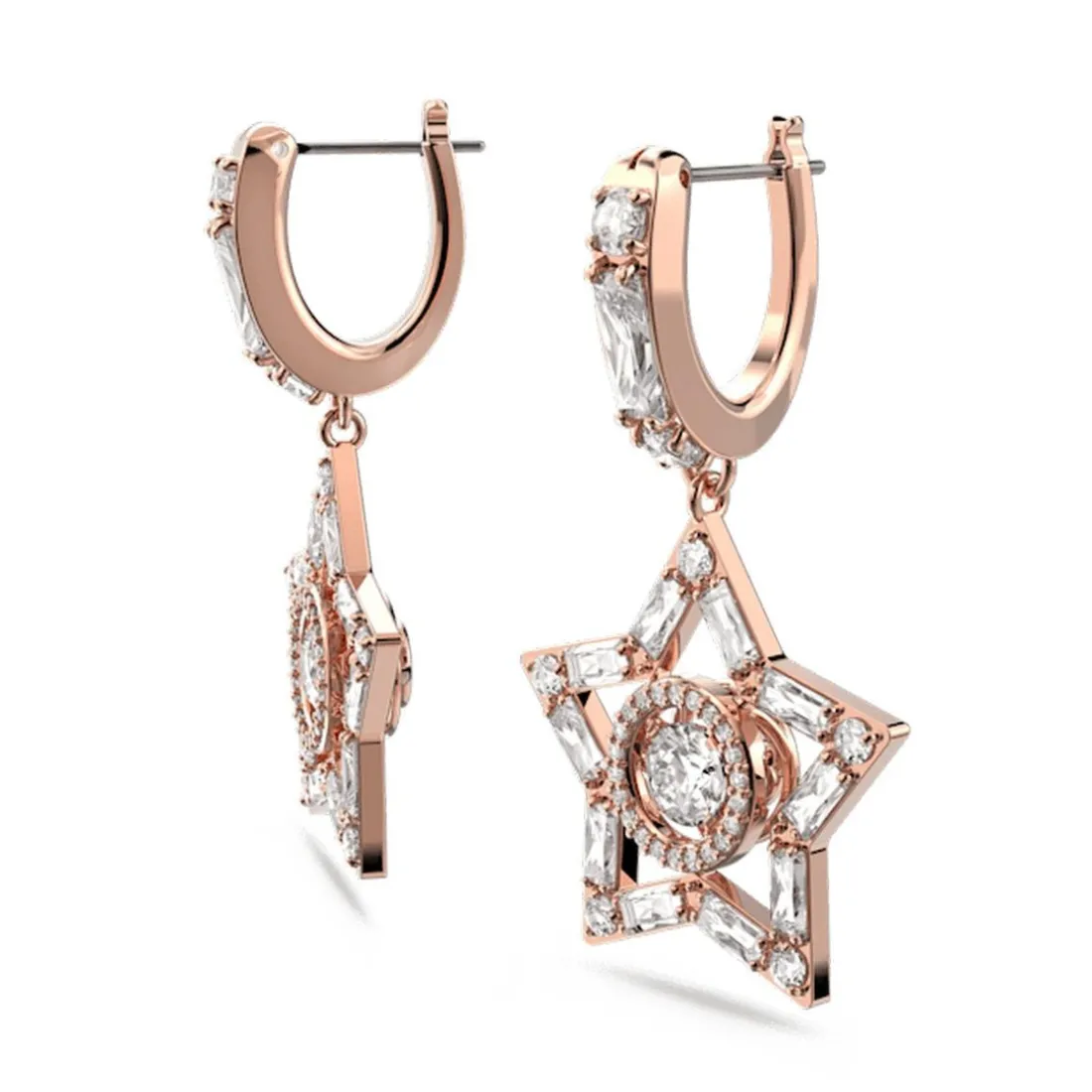 Boucles d’oreilles Femme Swarovski - 5617769 Métal Doré rose