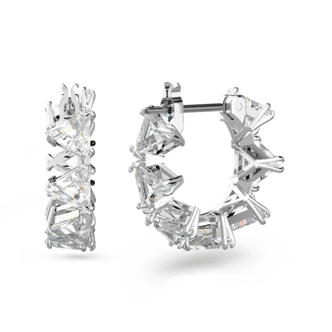 Boucles d’oreilles Femme Swarovski - 5632467 Métal rhodié Blanc
