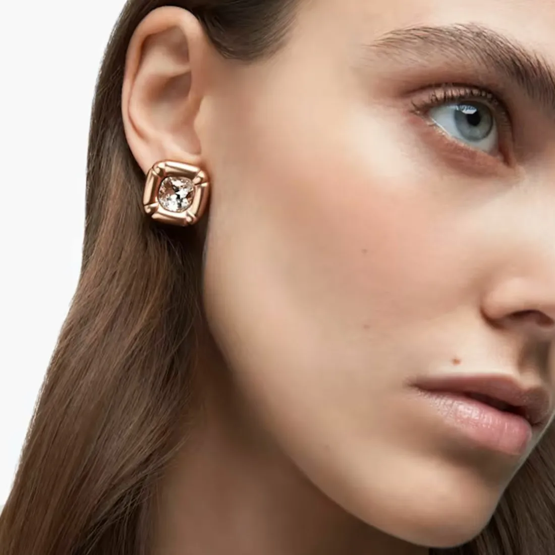 Boucles d’oreilles Femme Swarovski - 5617910 Aluminium Doré rose