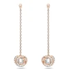 Boucles d’oreilles Femme Swarovski - 5636516 Métal Doré rose