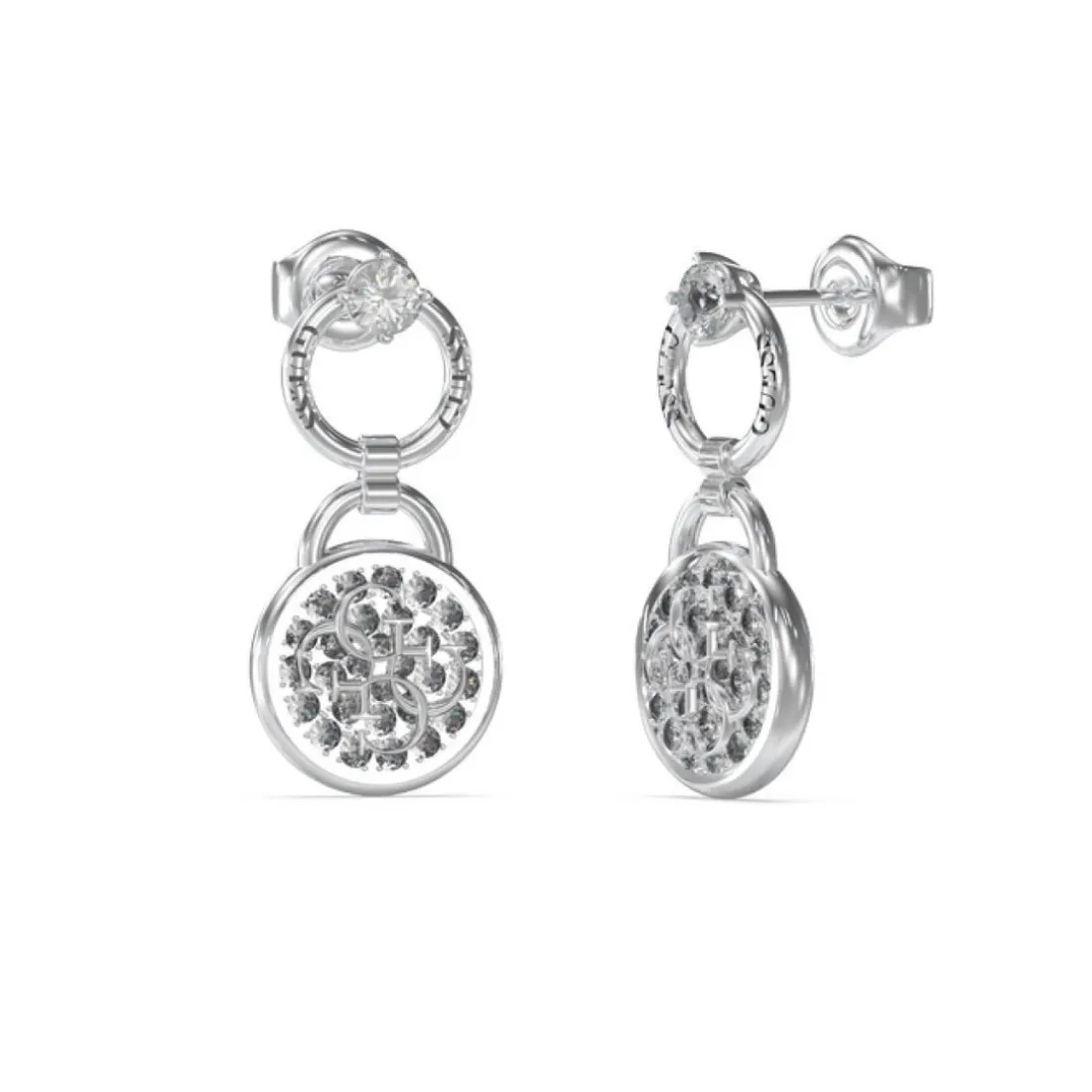 Boucles d'oreilles Guess Bijoux JUBE03130JWRH - DREAMING GUESS Acier Argent