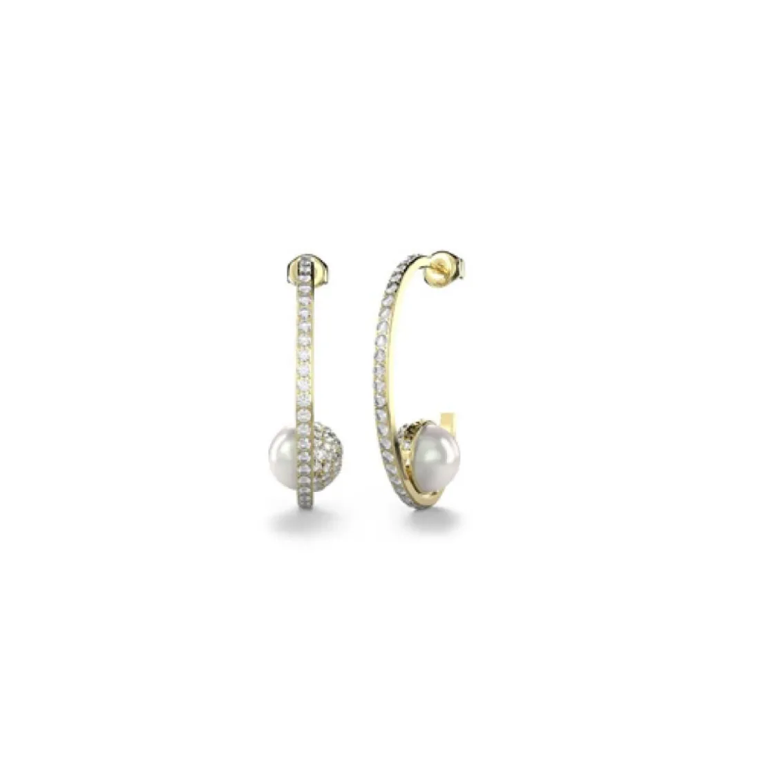 Boucles d'oreilles Guess Bijoux Calypso - JUBE04452JWYG Acier Doré