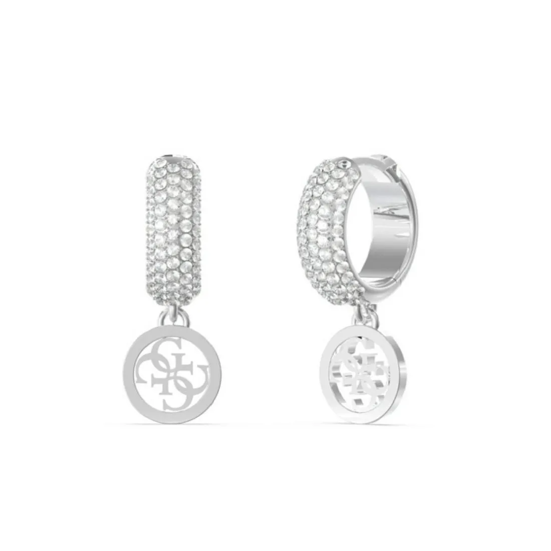 Boucles d'oreilles Guess Bijoux JUBE03301JWRH - Acier Argenté