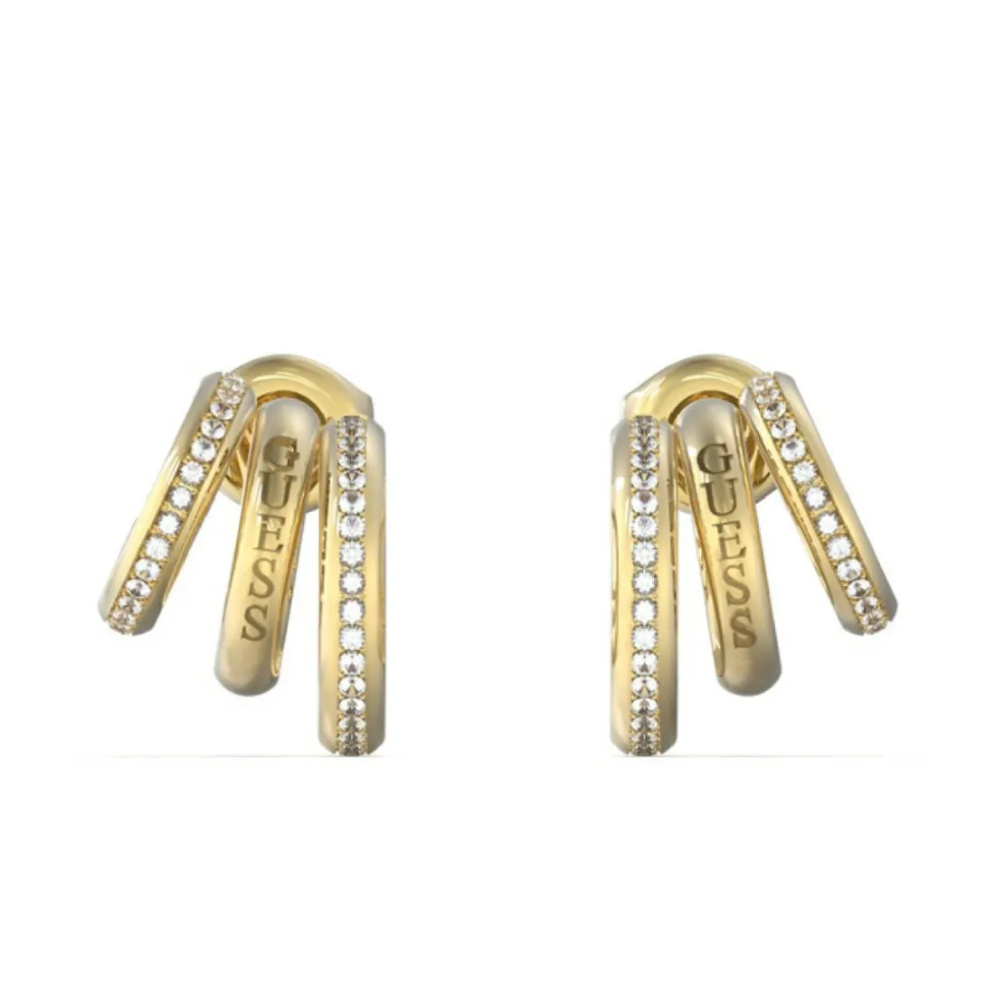 Boucles d'oreilles Guess Bijoux JUBE03302JWYG - Acier Doré