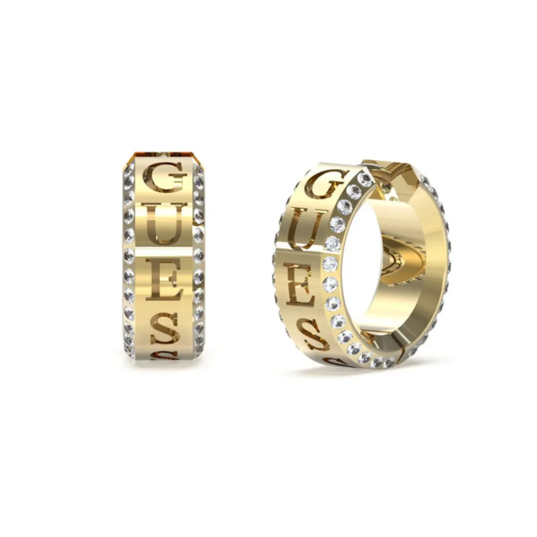 Boucles d'oreilles Guess Bijoux JUBE03112JWYG - JUST GUESS Acier Doré