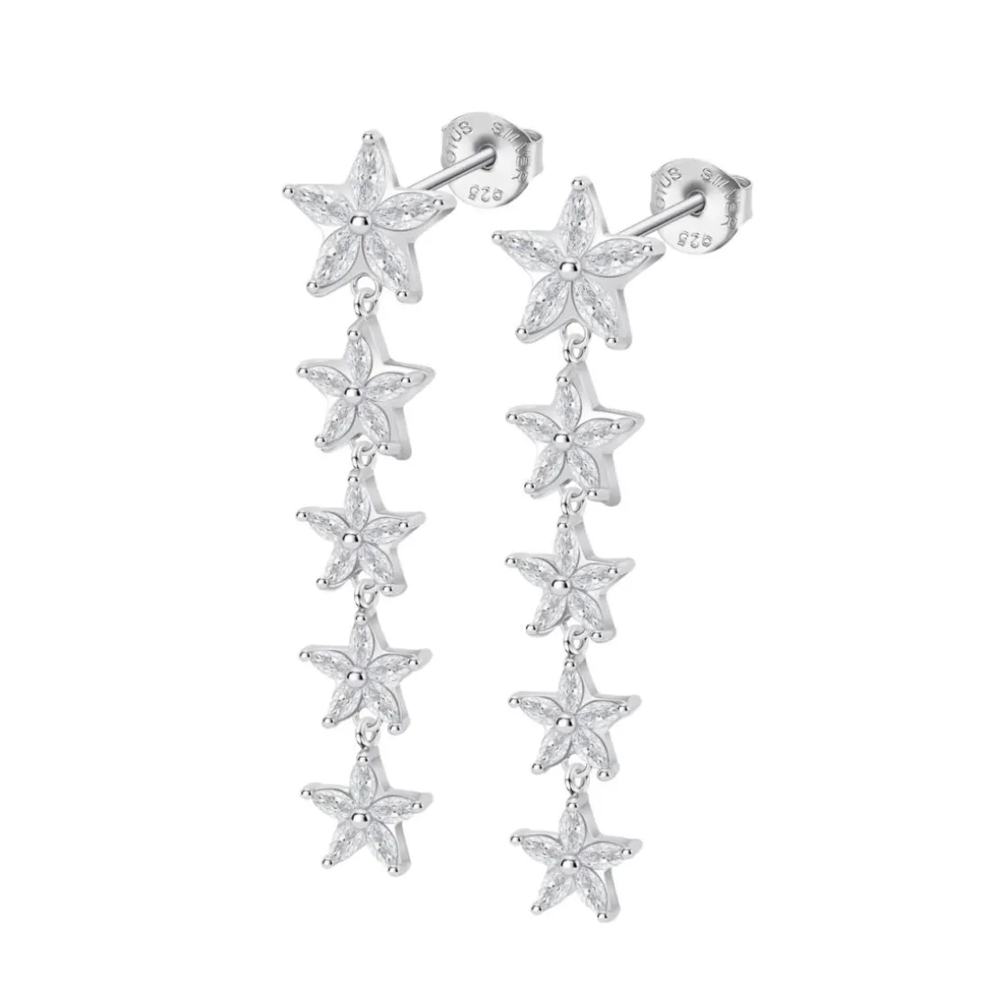 Boucles d'oreilles Lotus Silver Glam - LP3798-4-1