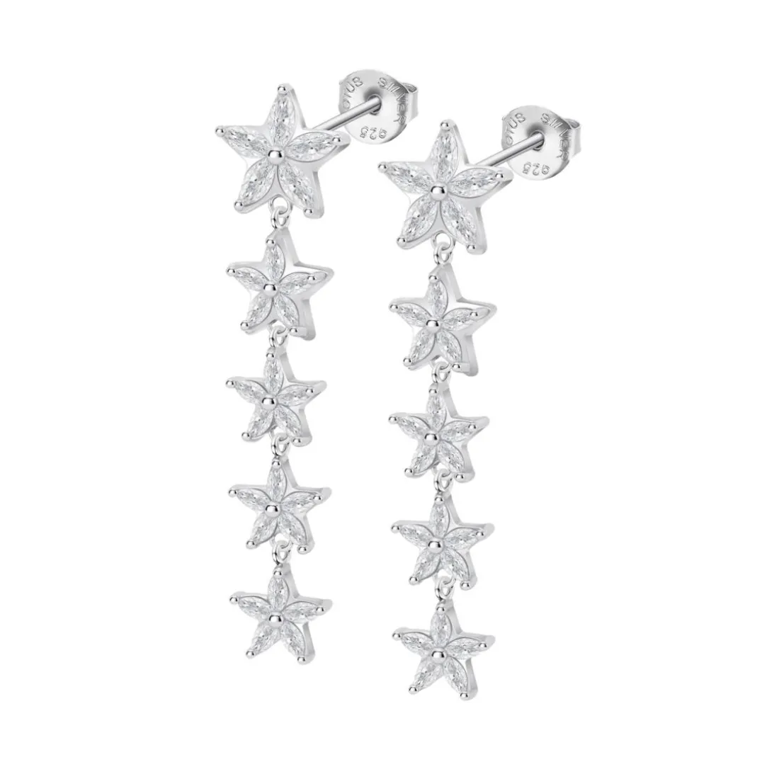 Boucles d'oreilles Lotus Silver Glam - LP3798-4-1