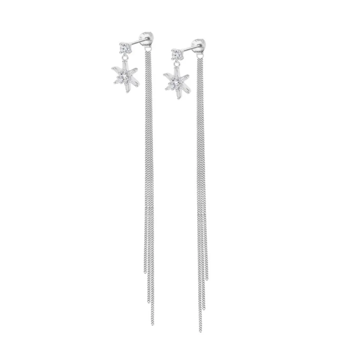 Boucles d'oreilles Lotus Silver Glam - LP3801-4-1