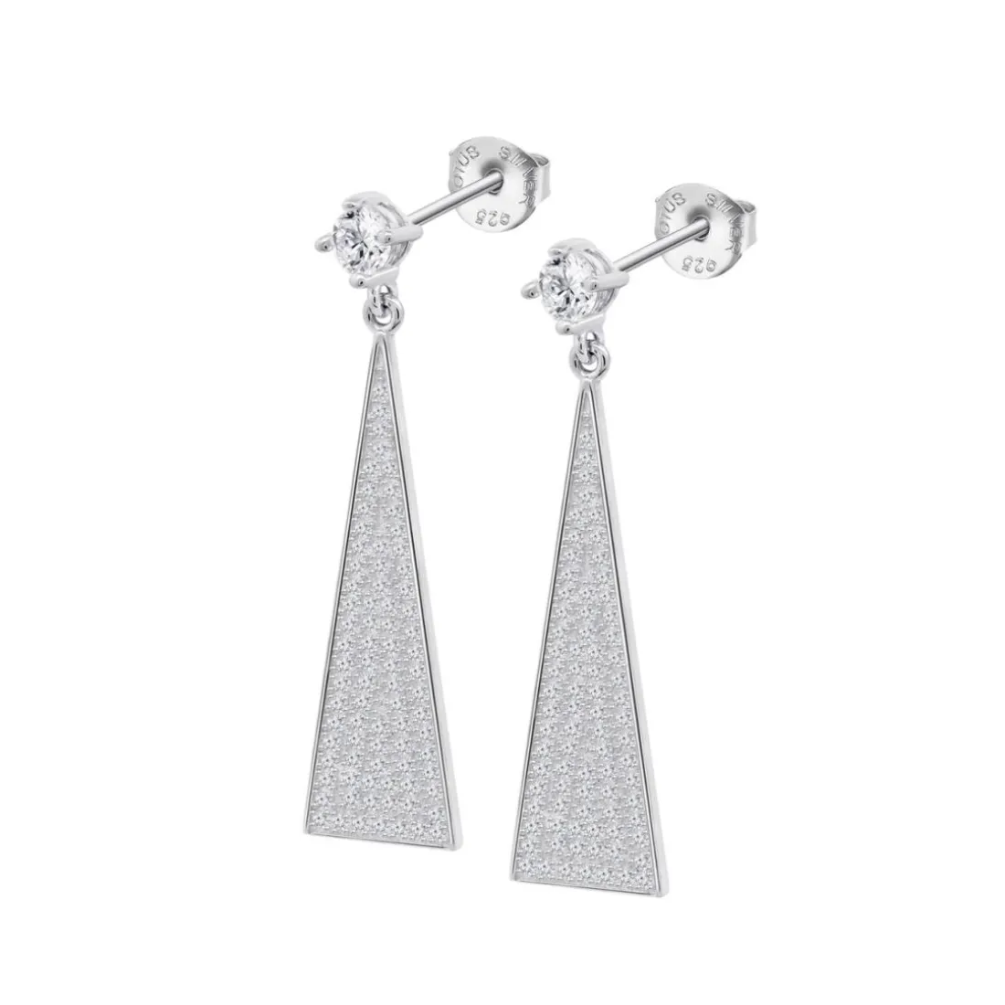 Boucles d'oreilles Lotus Silver Glam - LP3796-4-1