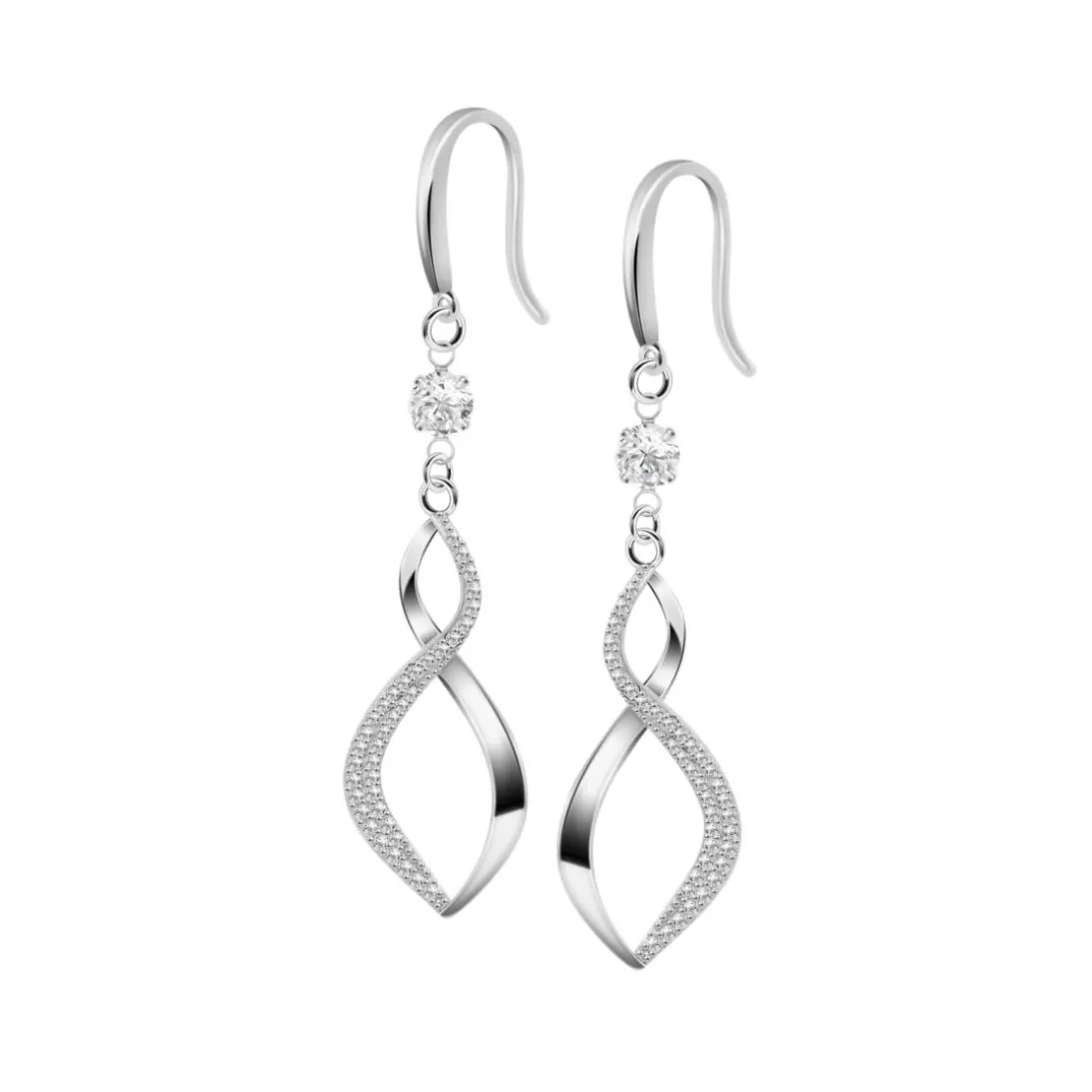 Boucles d'oreilles Lotus Silver Glam - LP3690-4-1