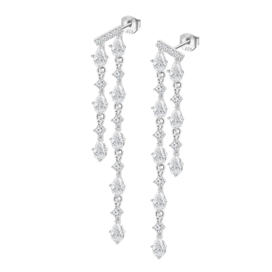Boucles d'oreilles Lotus Silver Glam - LP3802-4-1