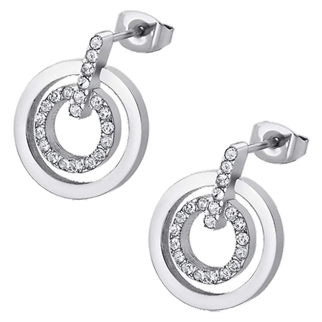Boucles d'oreilles Lotus Style Bijoux BLISS LS1868-4-1 - Boucles d'oreilles BLISS Acier