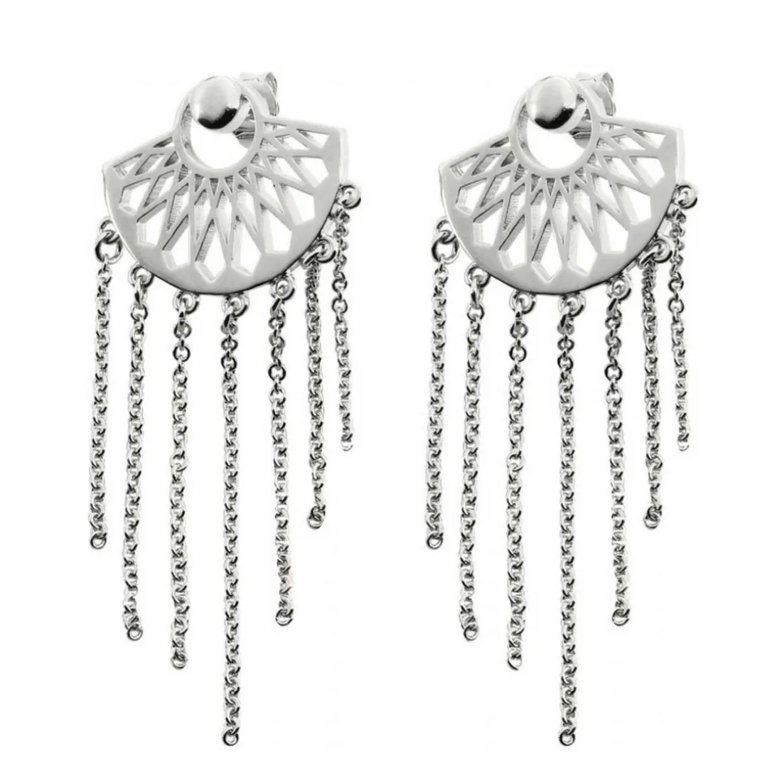Boucles d'oreilles Mia Argenté