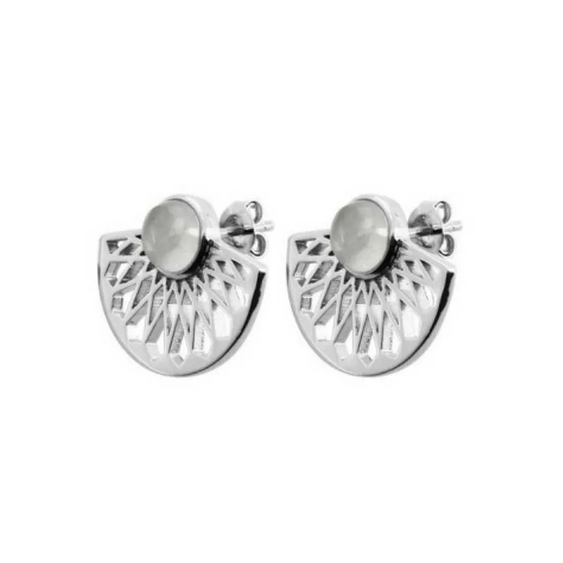 Boucles d'oreilles Mia Argenté & Pierre De Lune