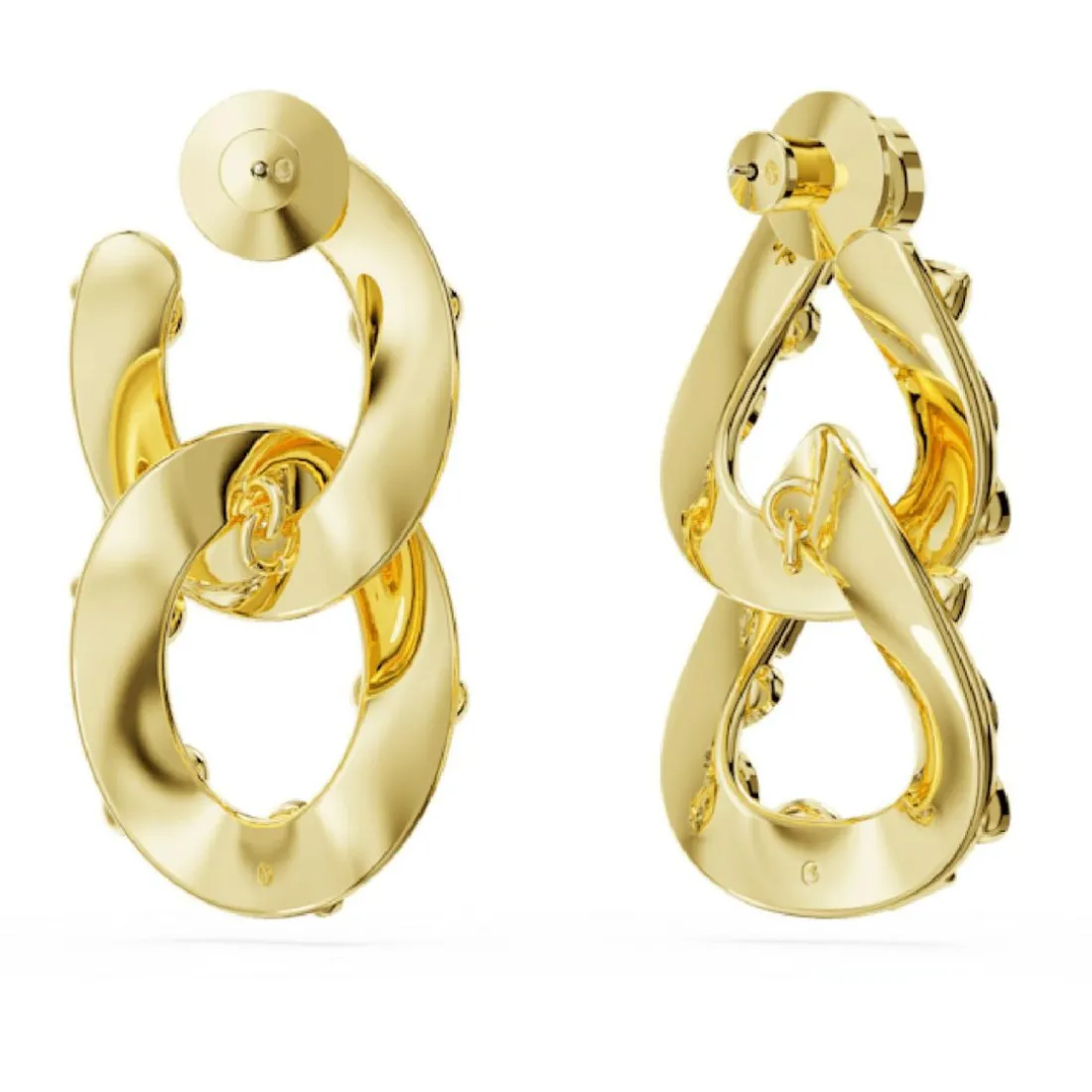 Boucles d'oreilles Swarovski 5663263 Dextera - PE WHI/GOS