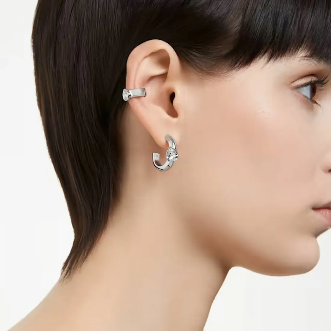 Boucles d'oreilles Swarovski 5671192 Dextera PE (#3) WHI/RHS