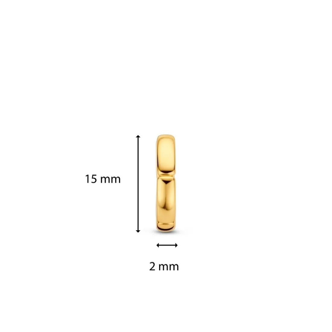 Boucles d'oreilles Ti Sento 7889SY-H - Argent, plaqué or