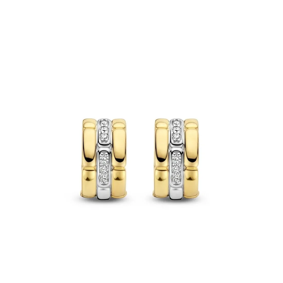Boucles d'oreilles Ti Sento 7890ZY - Argent, plaqué or