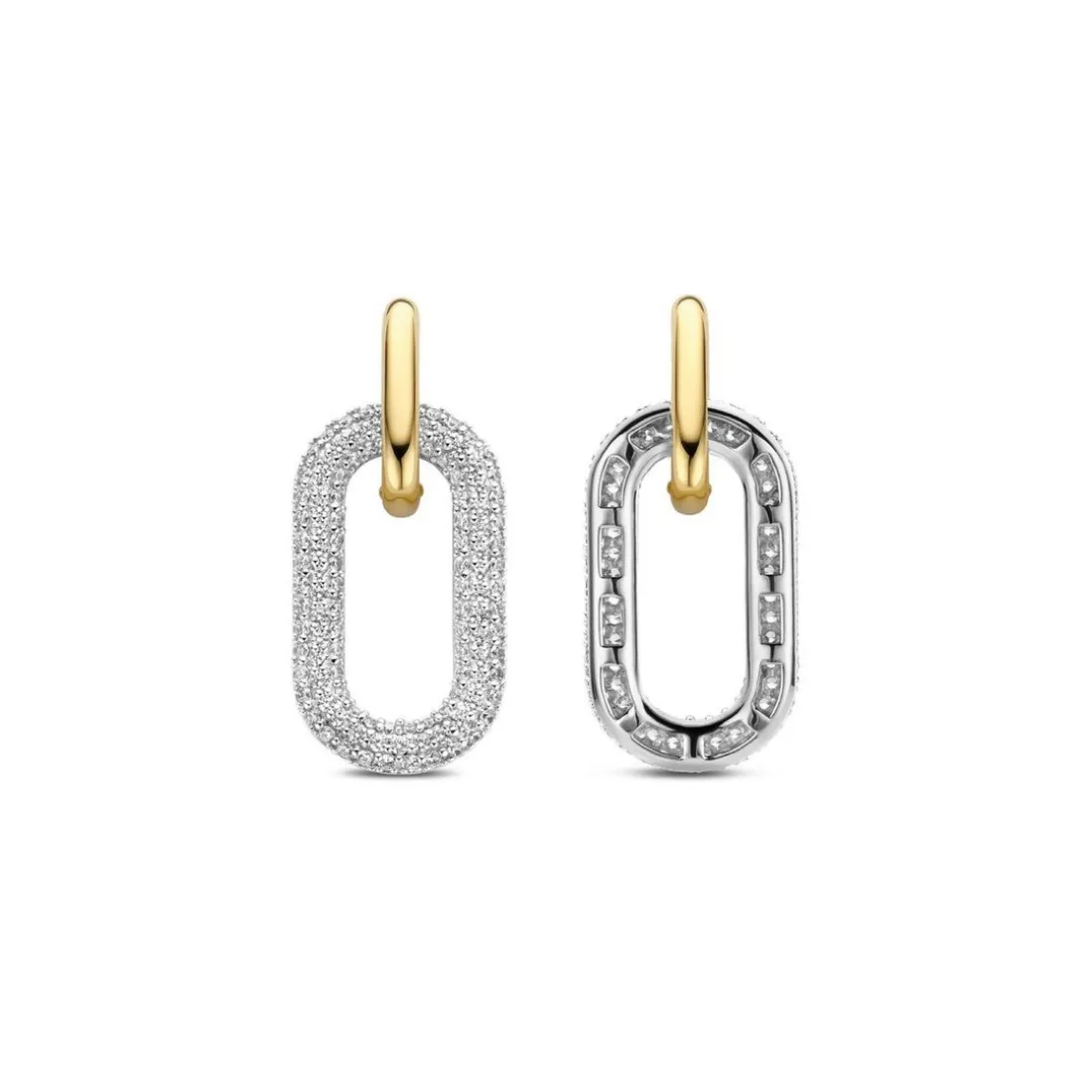 Boucles d'oreilles Ti Sento 7844ZY - Argent, plaqué or