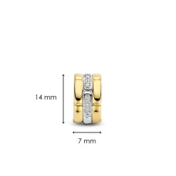 Boucles d'oreilles Ti Sento 7890ZY-H - Argent, plaqué or
