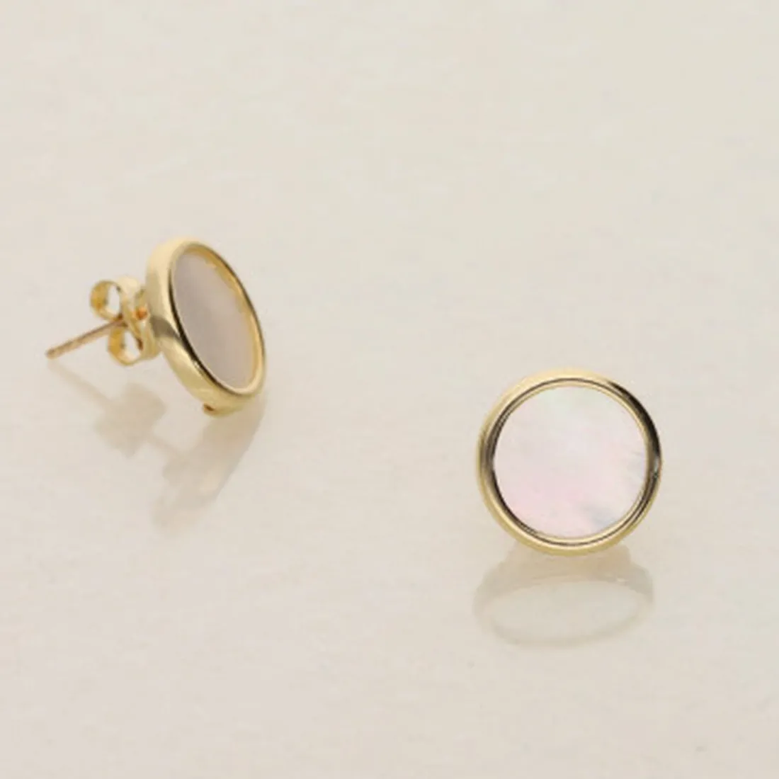 Boucles oreilles anneau plaqué or Maison de la Bijouterie Y5Y3Z00