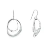 Boucles oreilles Calvin Klein Warped Rings - 35000004 Acier Argent