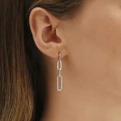 Boucles oreilles Charles Garnier Bijoux Styles - AGF170006E Argent