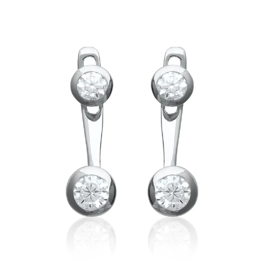Boucles oreilles femme Argent Oxyde de zirconium Maison de la Bijouterie Z5ZVZZ0