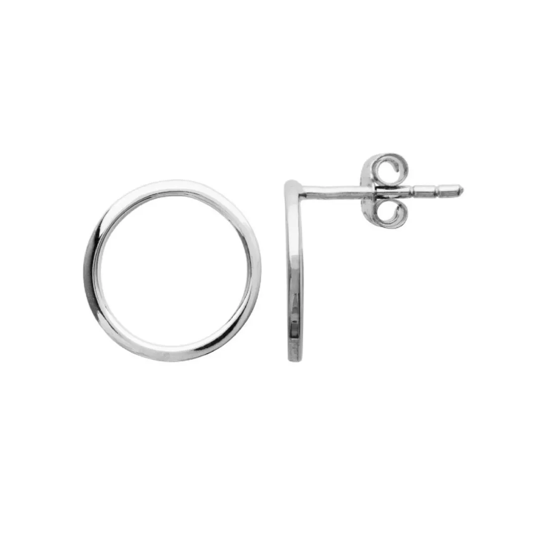 Boucles oreilles femme fantaisie anneau Argent Maison de la Bijouterie W5Y3Z00
