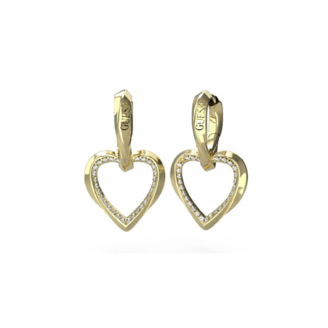 Boucles oreilles Guess Bijoux Mon Amour - JUBE04617JWYG Acier Doré