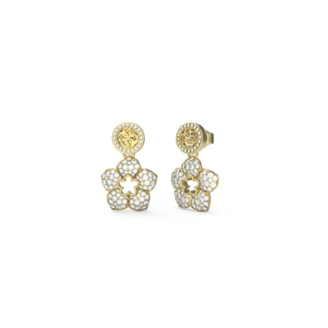 Boucles oreilles Guess Bijoux Shining Winter - JUBE04471JWYG Acier Doré