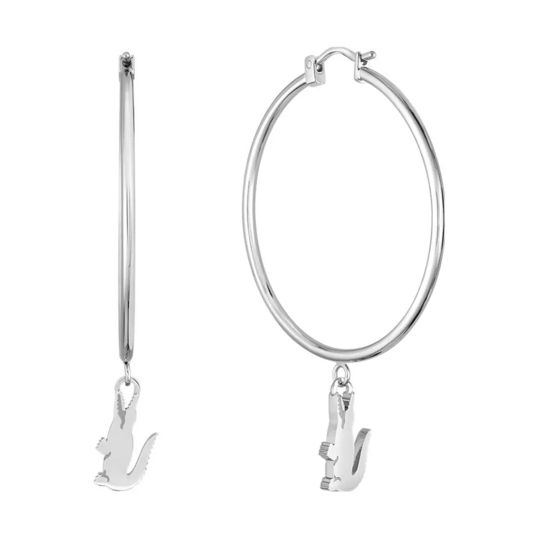 Boucles oreilles Lacoste Crocodile - 2040375 Acier Argent