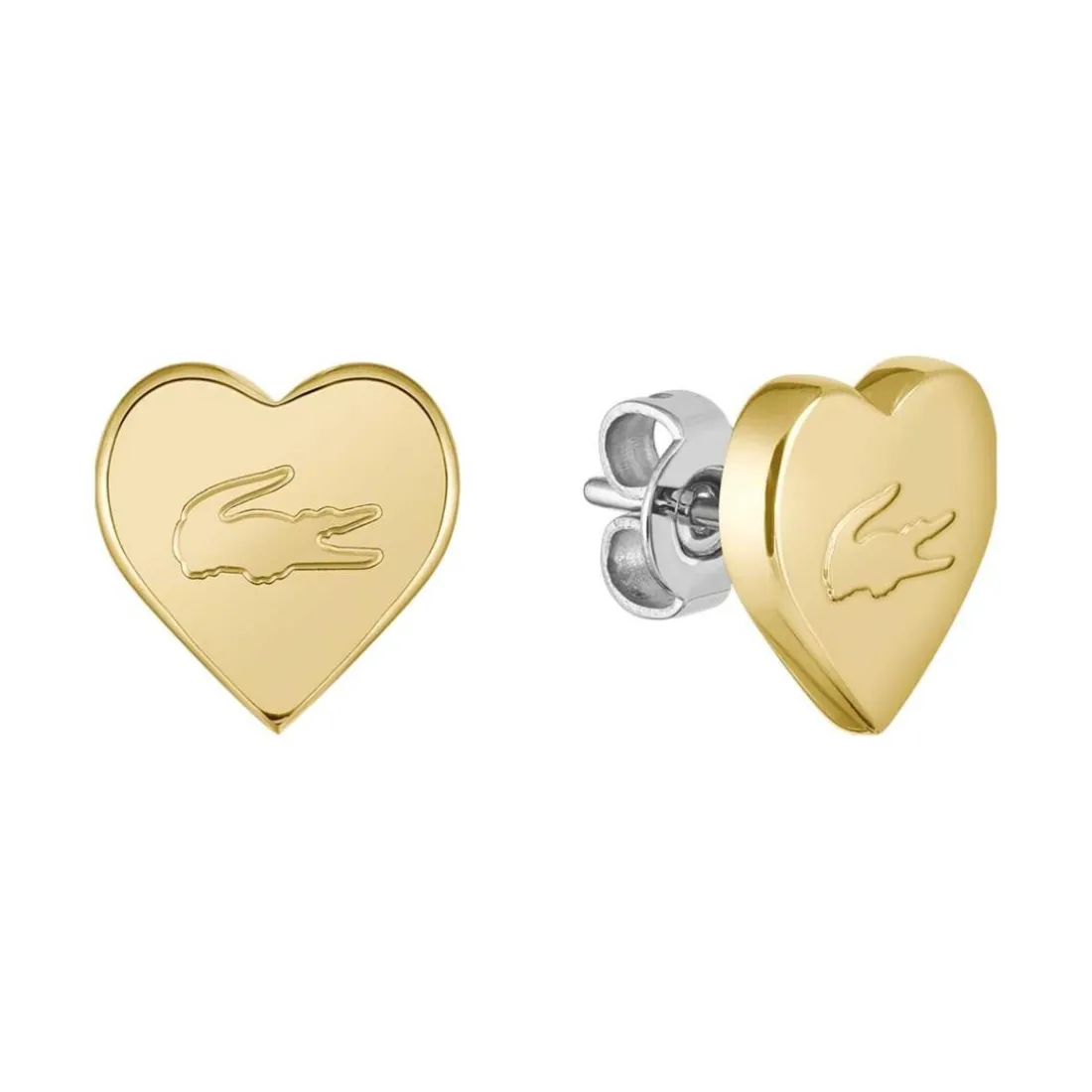 Boucles oreilles Lacoste Love My Croc - 2040401 Acier Doré