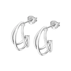 Boucles oreilles Lotus Silver Hoops - LP3282-4-1 Argent 925/1000