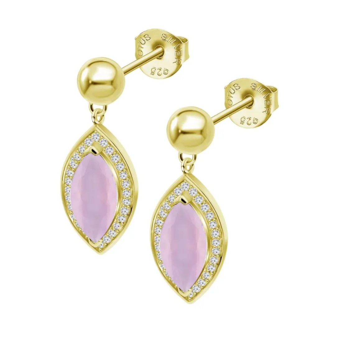 Boucles oreilles Lotus Silver Colors - LP3787-4-3