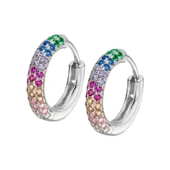 Boucles oreilles Lotus Silver Rainbow - LP3484-4-1 Argent 925/1000